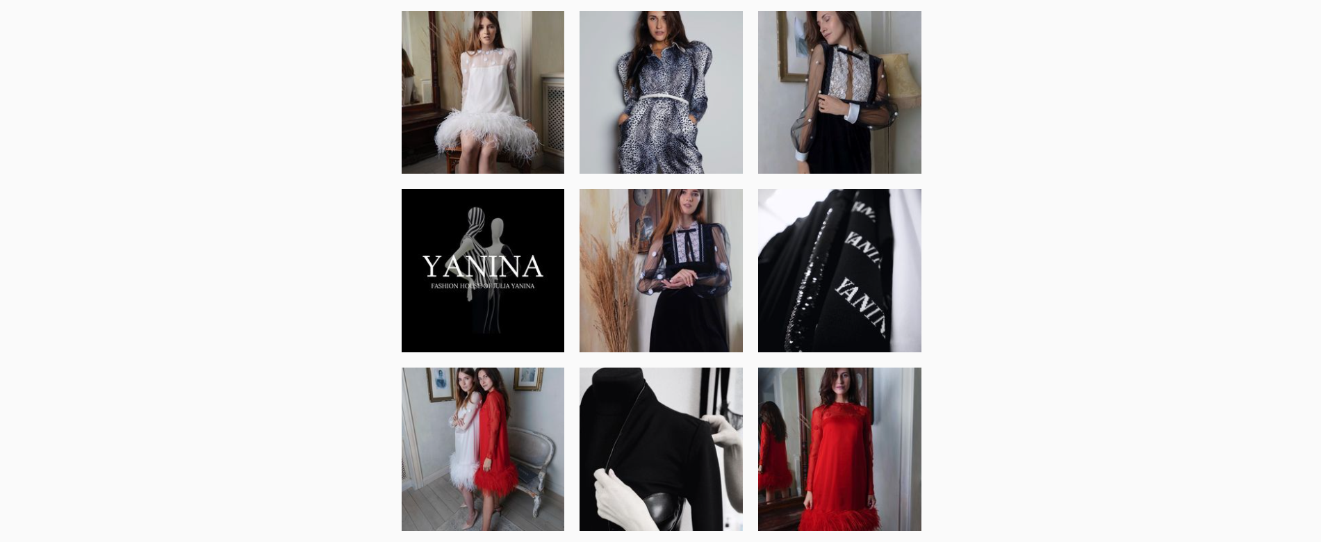 YANINA DEMI COUTURE — Витрина бренда